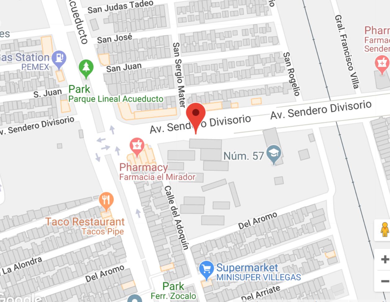 unnifarmacias sendero mapa